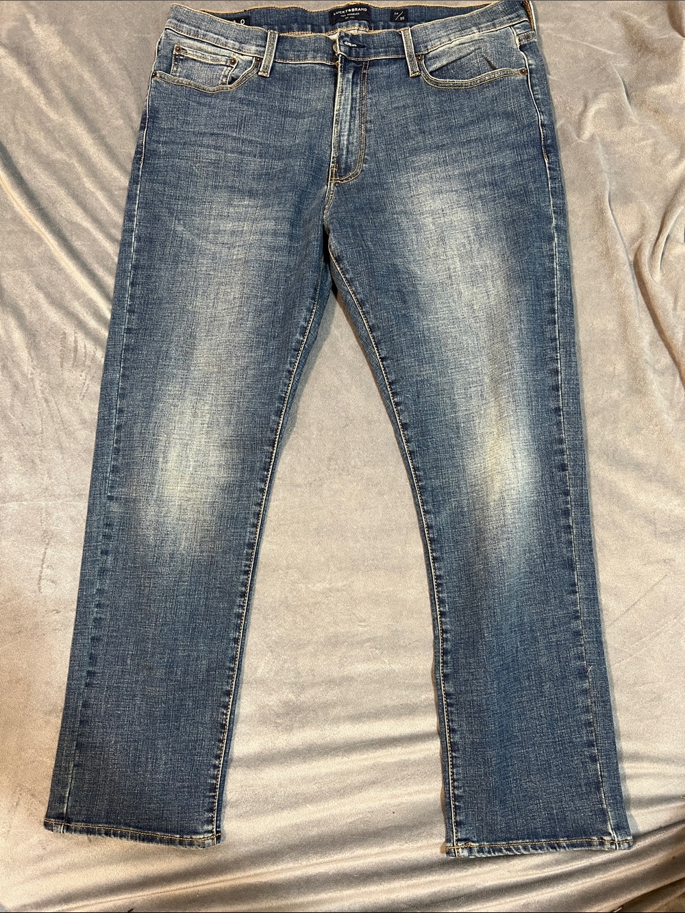 Men's Lucky Brand Blue Straight Jeans -36/30